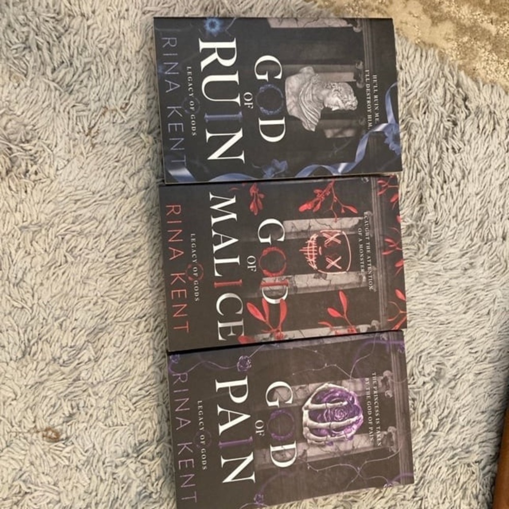 Rina Kent Book Set - God of Ruin, Malice, Pain